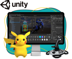 The world of three-dimensional games with Unity 3D - Programming for children in {city_im}