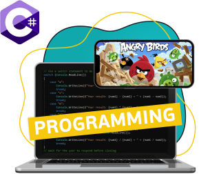 C# programming. The wonderful world of 2D games - Programming for children in {city_im}
